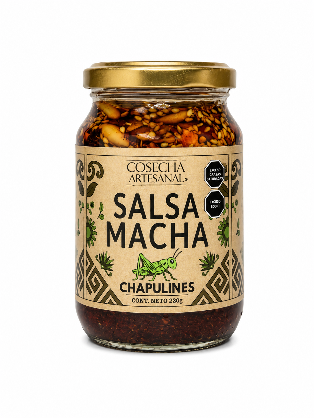SALSA MACHA DE CHAPULINES 220g