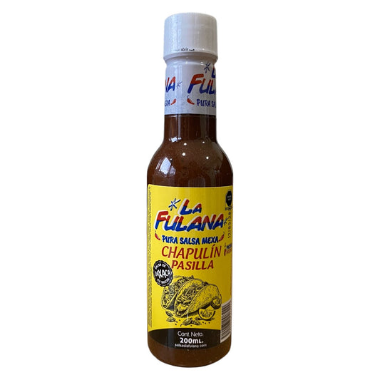 Salsa Chapulín Pasilla 200ml, La Fulana®
