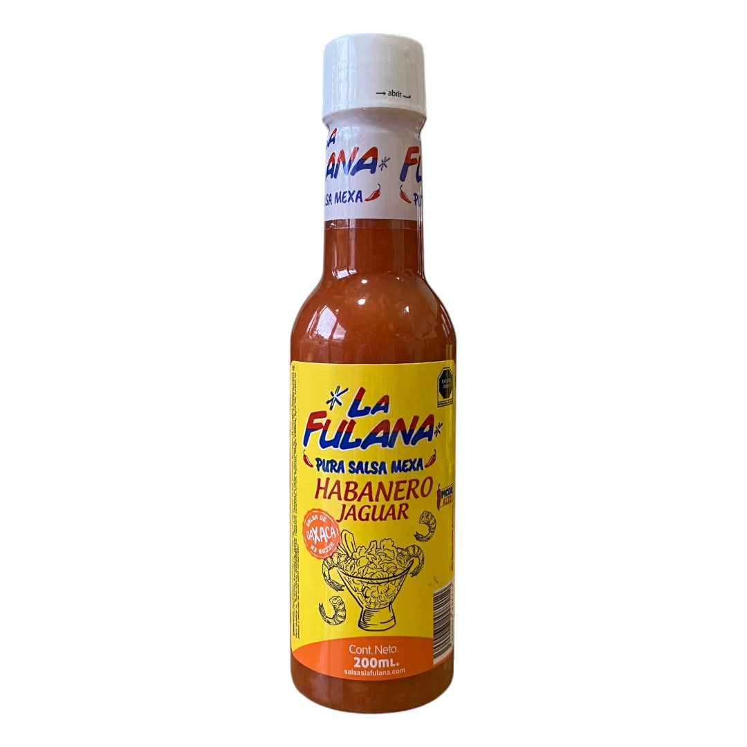 Salsa Habanero Jaguar 200ml, La Fulana®